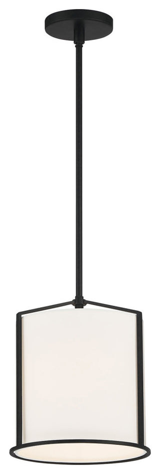 Crystorama Lighting Group CAR-9201 Carlyn 10"W Mini Pendant - Black