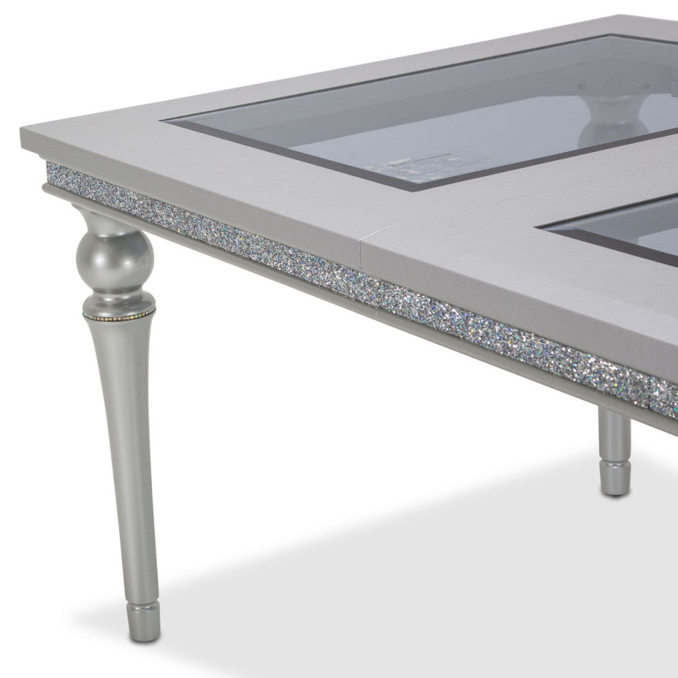 Melrose Plaza Rectangular Dining Table - Dove