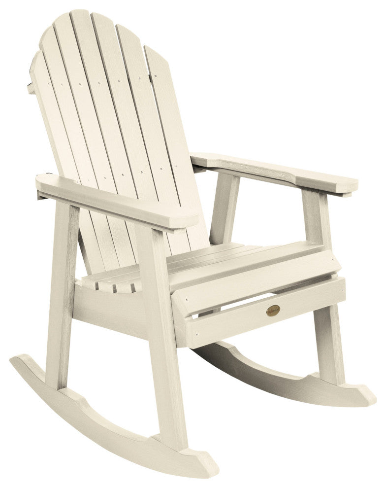 Hamilton Rocking Chair, Weathered Acorn, Whitewash