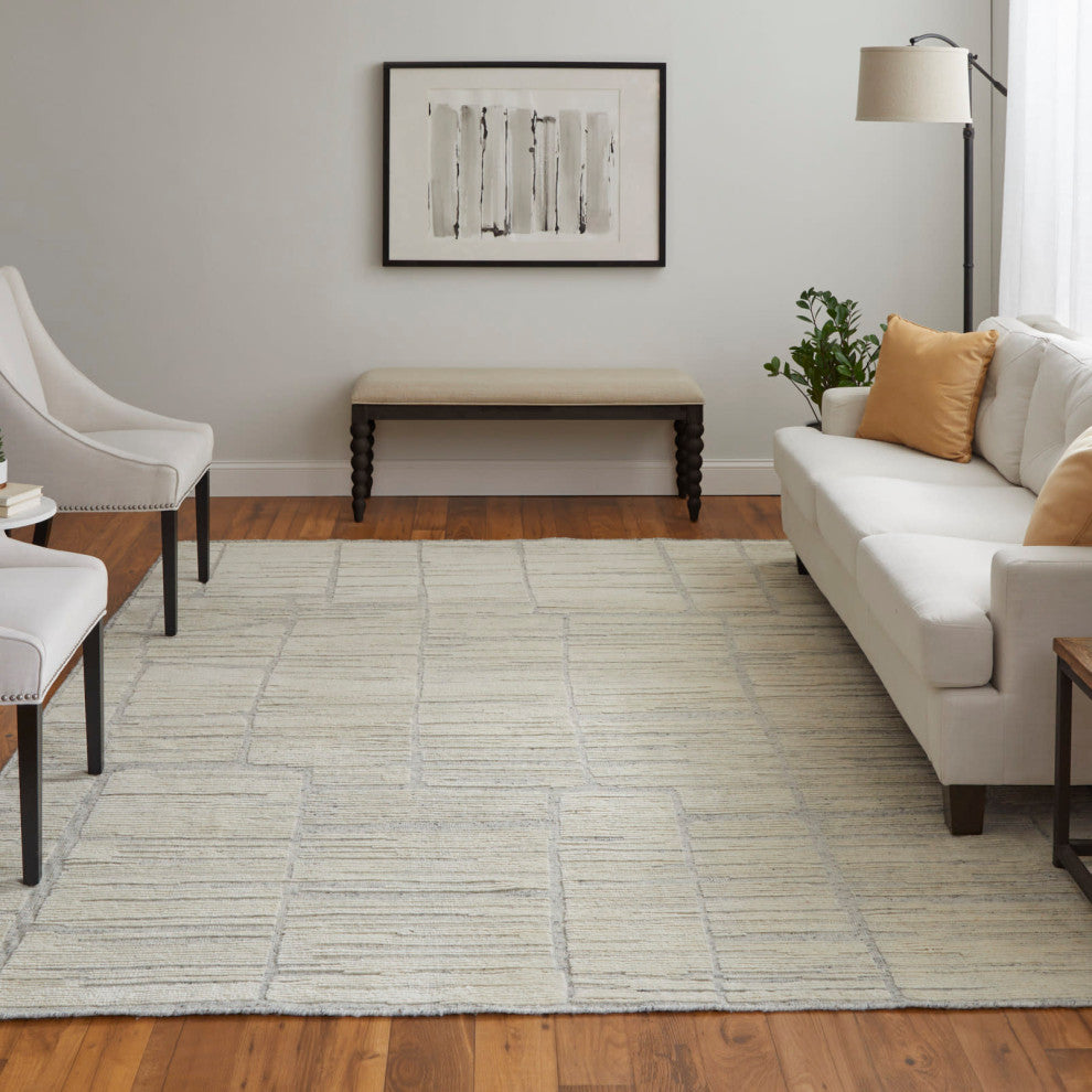 Bluff T6041 Modern/Scandinavian/Casual Area Rug, 8'x10'
