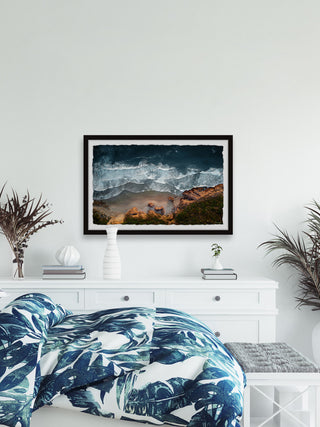"Backpackers Hideaway" Framed Painting Print, 18x12