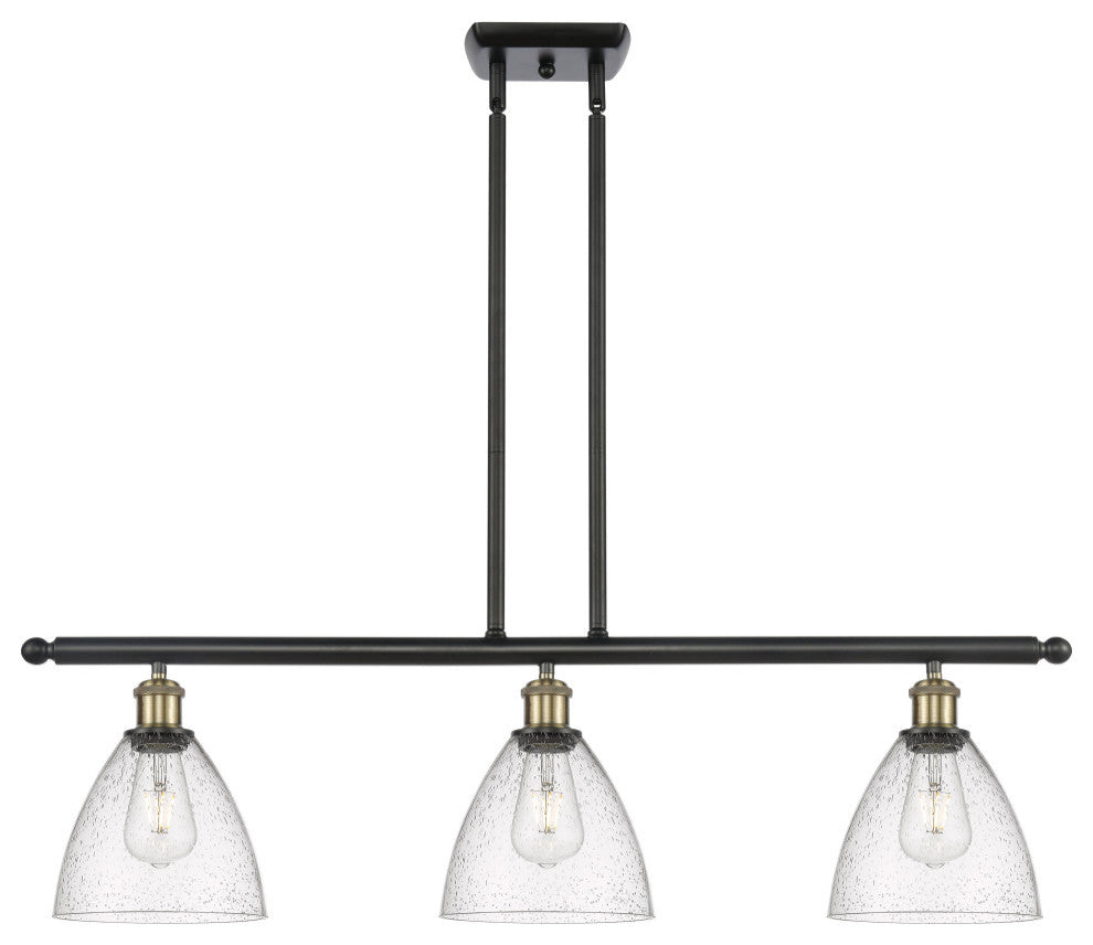 Innovations 516-3I-BAB-GBD-754 3 Light Island Light, Black Antique Brass