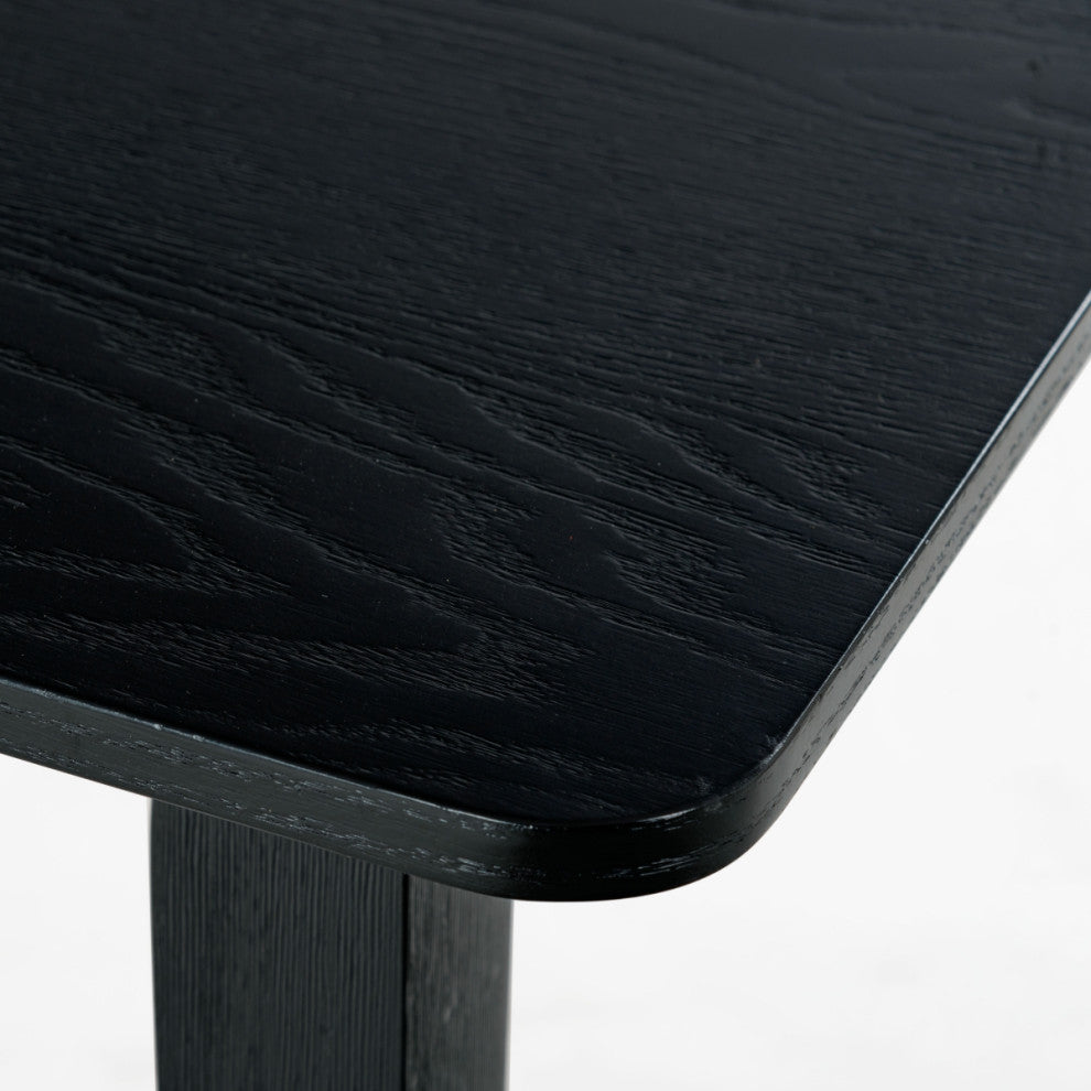 Safavieh Couture Bellalexa 48" Wood Dining Table, Black