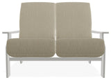St. Catherine Deep Seat Outdoor Loveseat, Huskie/Snow