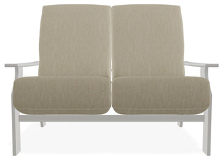 St. Catherine Deep Seat Outdoor Loveseat, Huskie/Snow