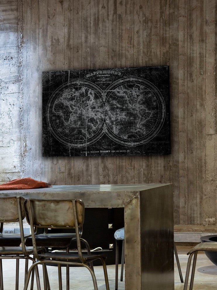 "Magnetic Curves 3" Print on Brushed Aluminum, 45"x30"