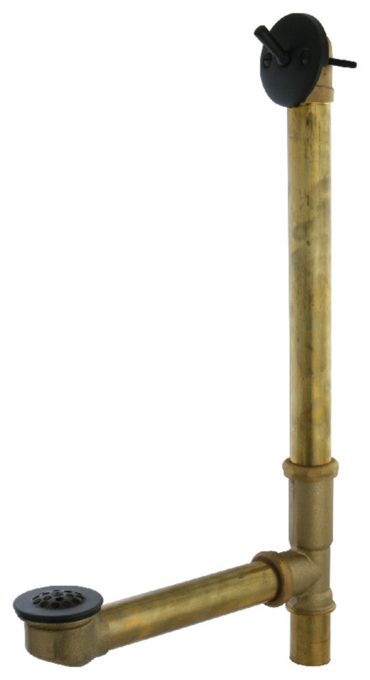 Kingston Brass 16" Trip Lever Waste and Overflow Drain, Oil Rubbed Bronze
