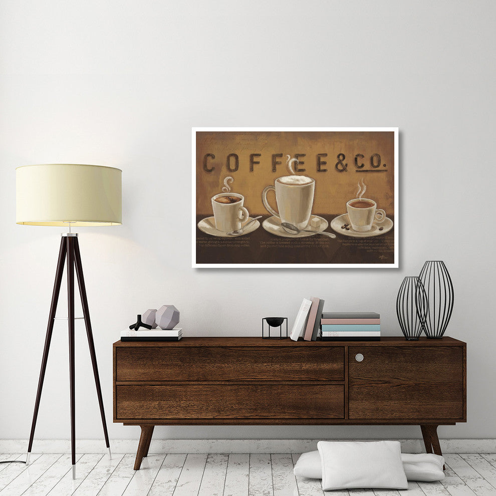 "Coffee and Co VI" Digital Paper Print by Janelle Penner, 50"x34"
