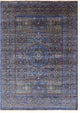 5' 8" X 7' 11" Hand Knotted Mamluk Geometric Wool Rug - Q12264