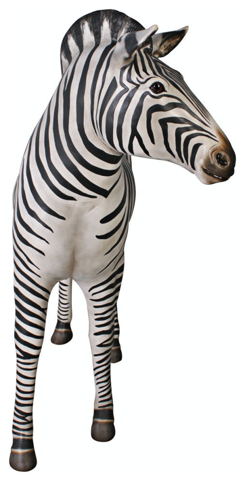 Grand Scale Adult Zebra Statue