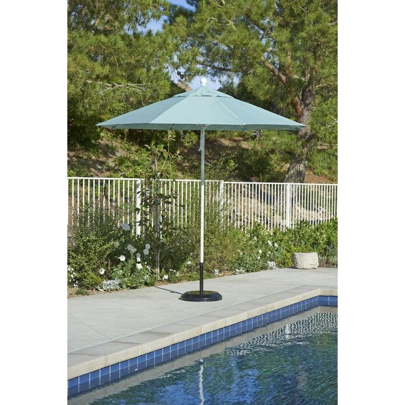9' Venture Series Patio Umbrella With Sunbrella 1A Antique Beige Fabric