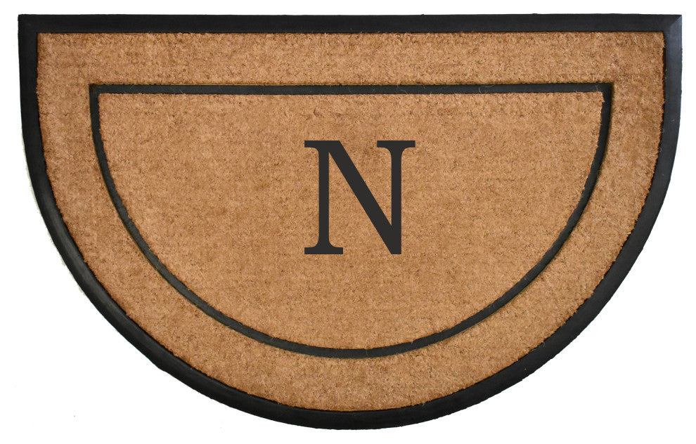 Calloway Mills The General Monogram Doormat, Letter N