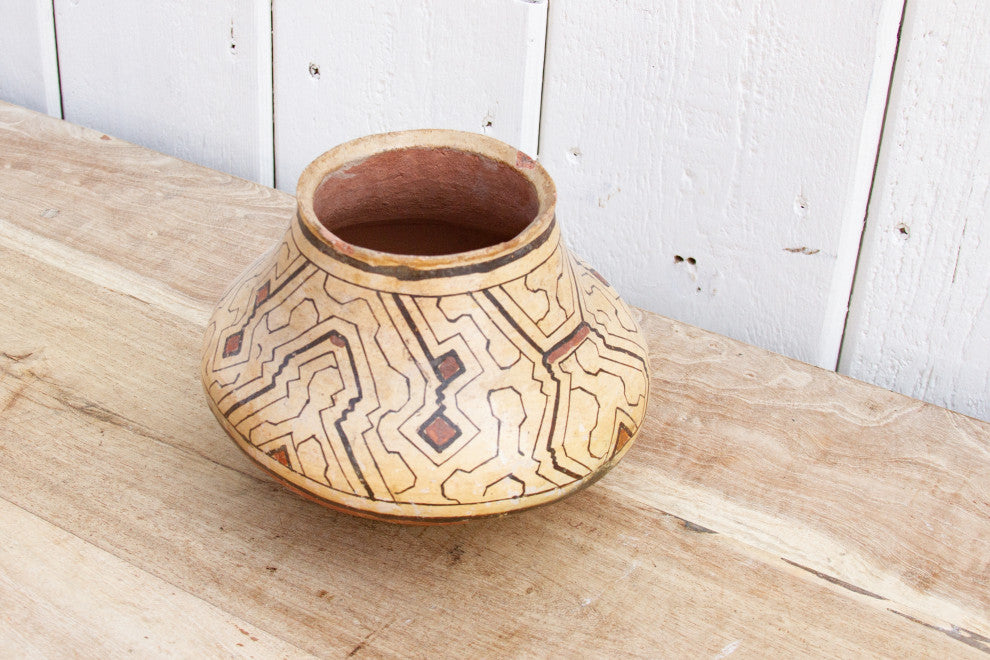 Mid-Century Glazed Peruvian Bowl