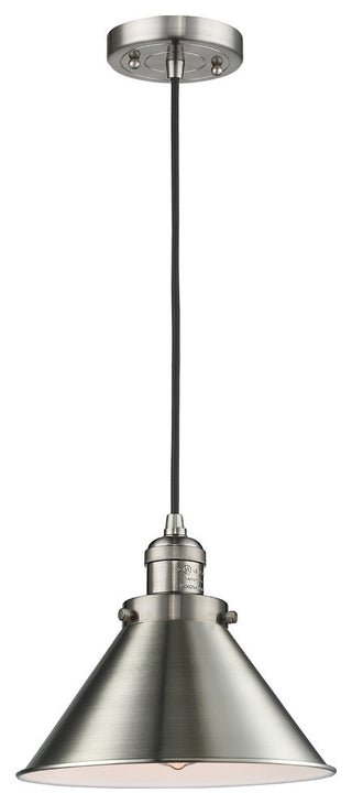 Briarcliff 1-Light LED Mini Pendant, Brushed Satin Nickel
