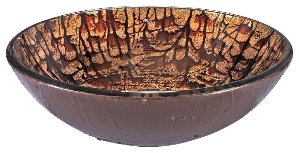 Rustic Style Glass Vessel Sink