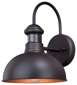 Franklin Dualux 10" Outdoor Motion Sensor Wall Light, Oil Burnished Bronze