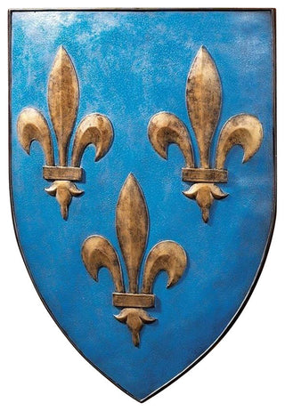 Fleur De Lis Shield Plaque