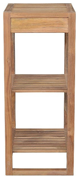 Anderson Teak SPA-1519 Spa 2-Shelves Towel Table Stand