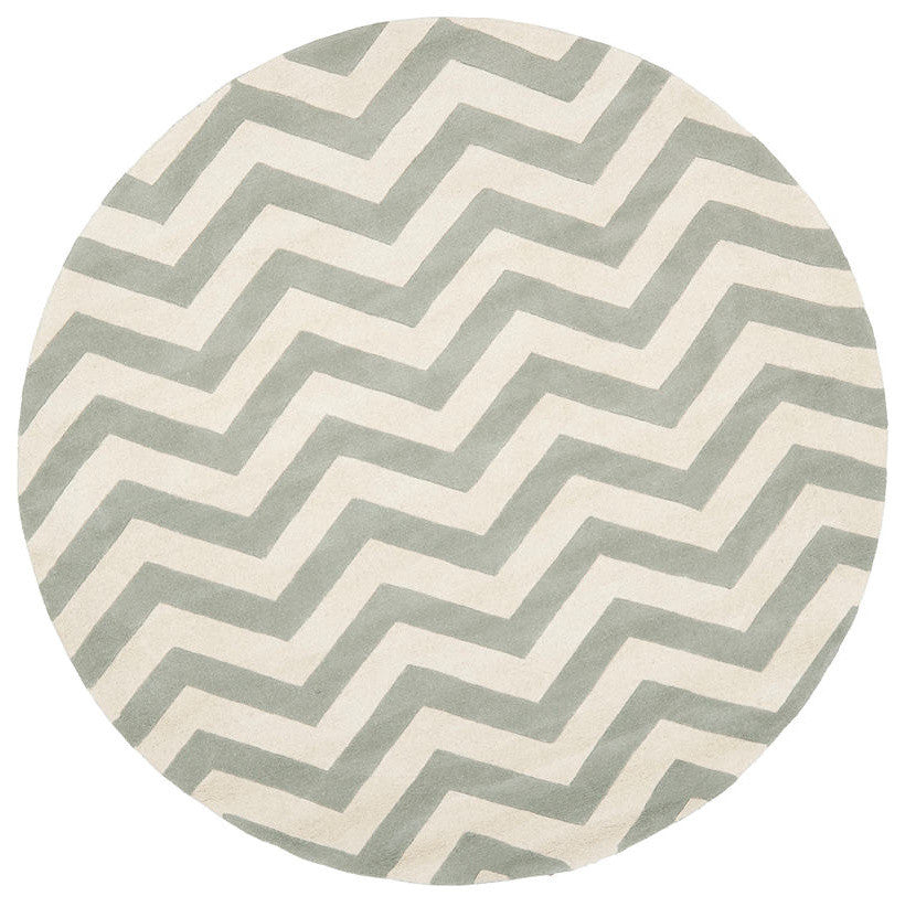 Safavieh Chatham Cht715E Gray, Ivory Area Rug