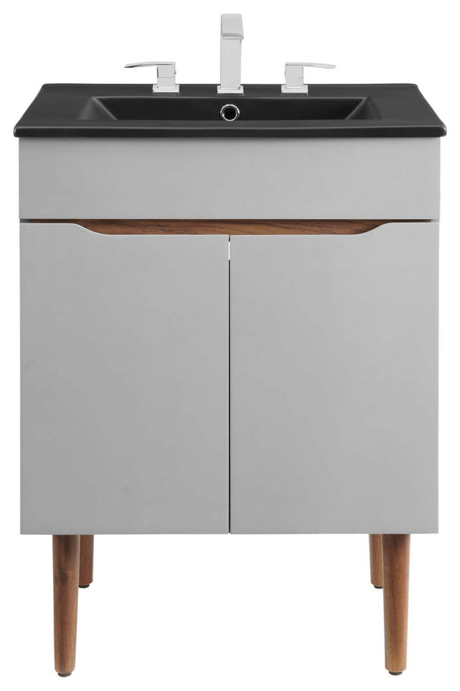 Harvest 24" Bathroom Vanity Gray Black -5357