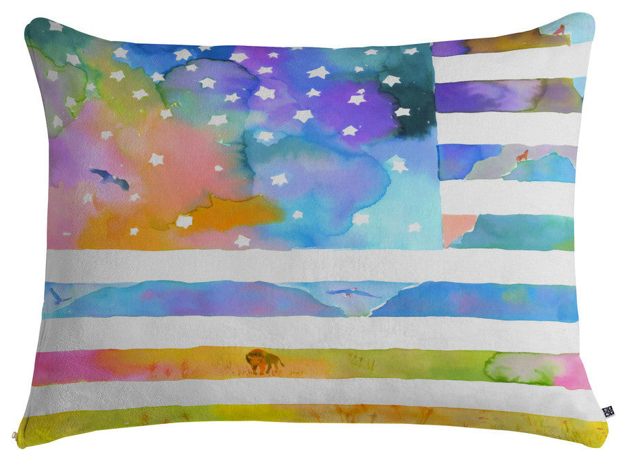 Betsy Olmsted Old Glory Oh Beautiful Dog Bed