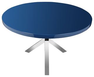 Collin Round Dining Table, Navy