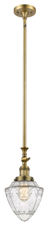 Innovations 206-BB-G664-7-LED 1 Light Mini Pendant, Brushed Brass