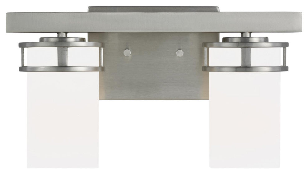 Robie 2-Light Wall/Bath, Brushed Nickel