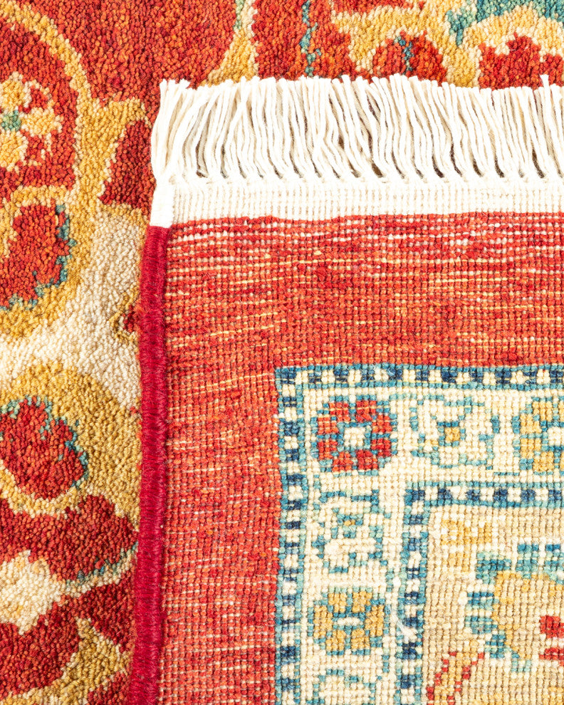 Mogul, One-of-a-Kind Hand-Knotted Area Rug Orange, 8'0"x10'3"