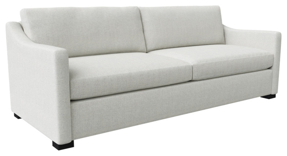 Nativa Interiors Ashley 95" Sofa, Grey, Depth: Deep Plush