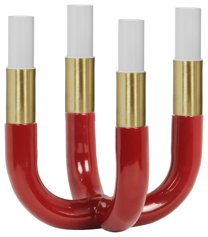 Kaonashi Candelabra, Burgundy