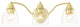 Satin Brass Transitional, Colonial, Vanity Sconce