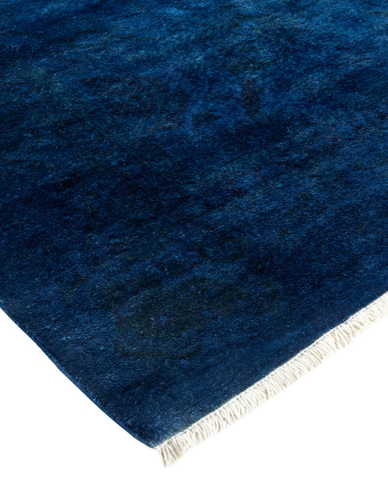 Vibrance, One-of-a-Kind Handmade Area Rug Blue, 18'3"x9'1"