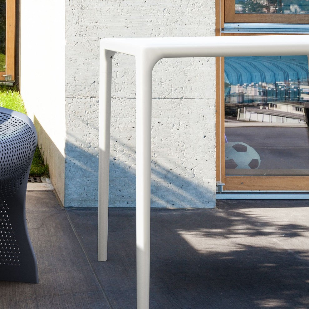 Compamia Mango Outdoor Dining Table, White