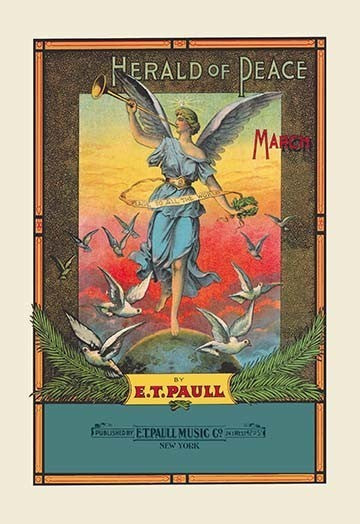 Herald of Peace: March- Fine Art Giclee Print 24" x 36"
