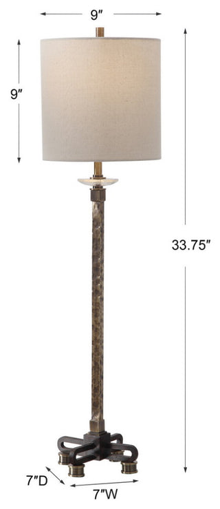 Uttermost Parnell Industrial Buffet Lamp