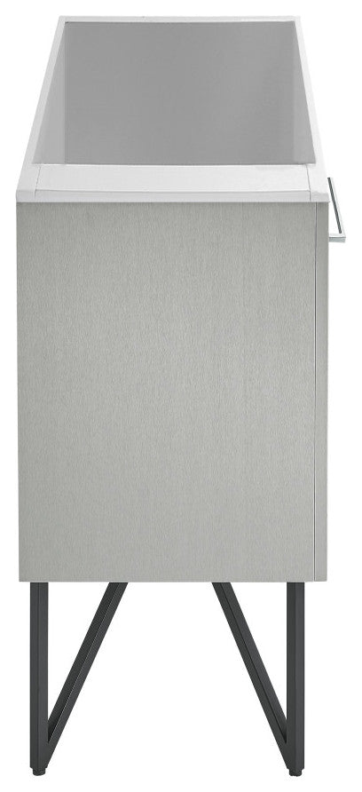 Annecy 60 Brushed Grey Bathroom Vanity Cabinet Only, SM-BV236