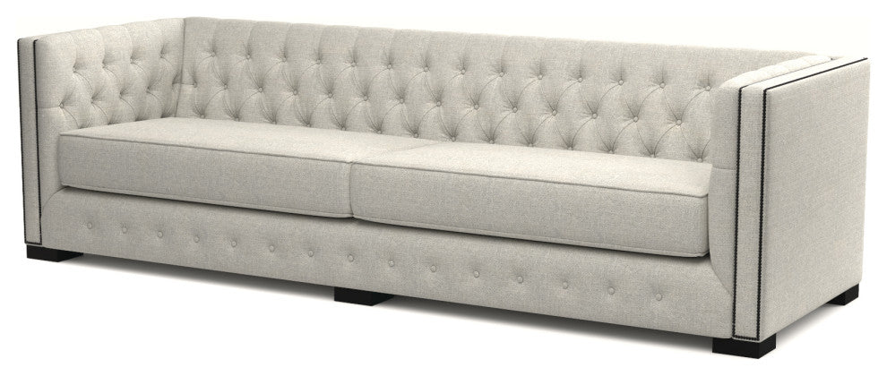 Nativa Interiors Mirel 108" Sofa, Gray, Classic Depth