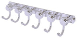 Mercury 6 Position Groovy Accent Tie and Belt Rack, Polished Chrome