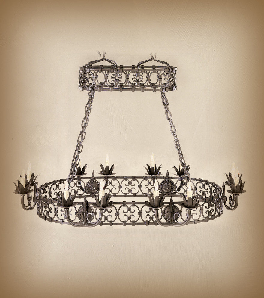 Orizaba Wrought Iron Chandelier