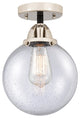 INNOVATIONS LIGHTING 288-1C-BPN-G204-8 Beacon 1 Light 8 inch Semi-Flush Mount