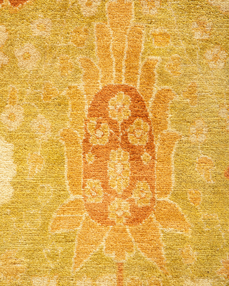 Mogul, One-of-a-Kind Hand-Knotted Area Rug Green, 8' 1" x 10' 3"