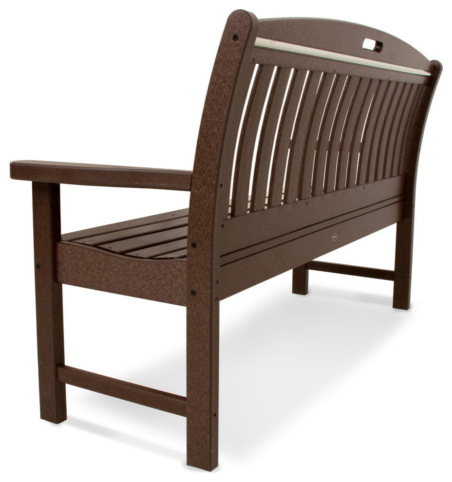 Polywood Nautical 60" Bench, Mahogany