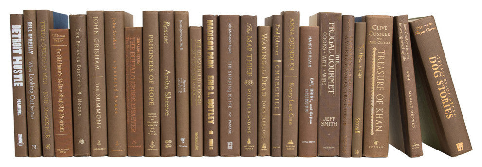 Decorative Books - Havana - Brown Books By The Foot