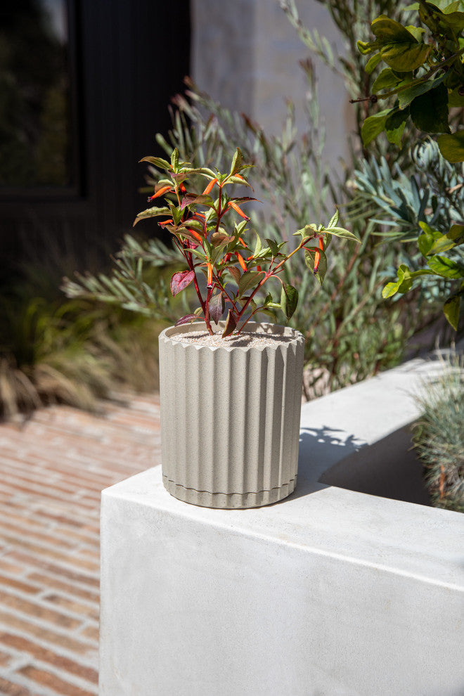 Veradek Demi Series Demi 6" Planter, Sand, 6 Inch, 1 Pack