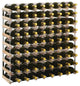 Vidaxl Wine Rack For 72 Bottles Solid Pinewood