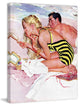 "No Woman Is Worth It" Painting Print on Canvas by Joe de Mers