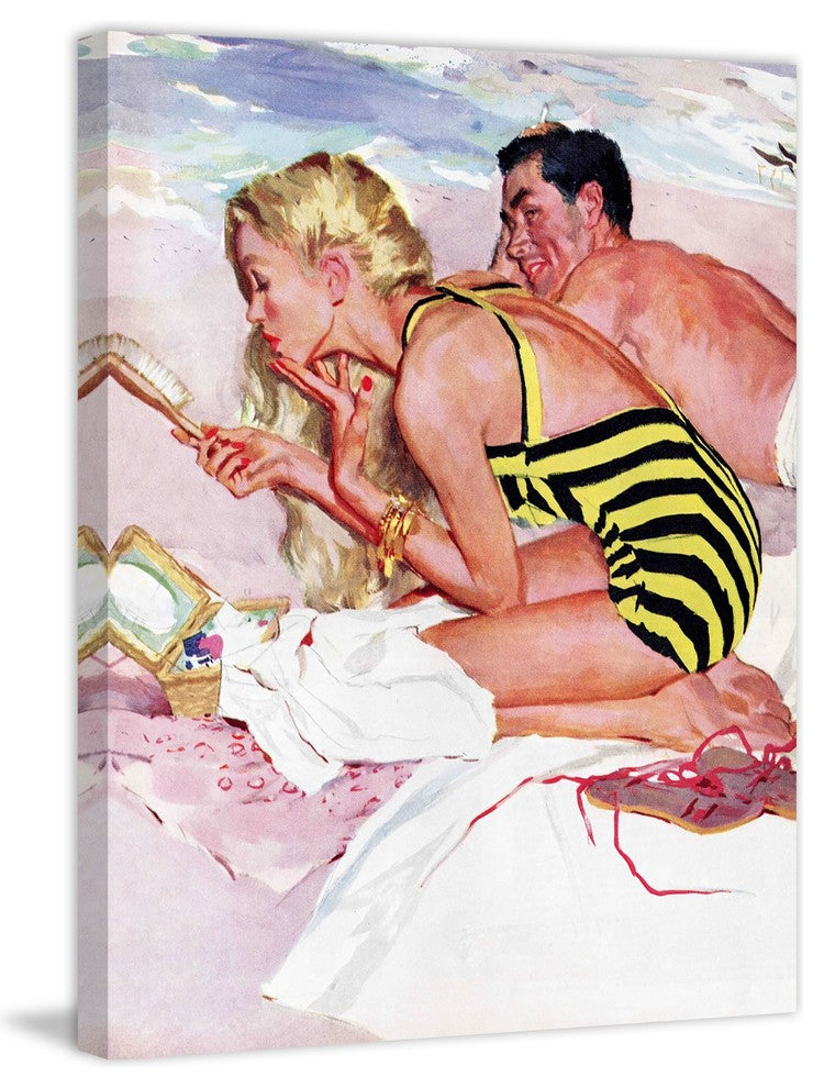 "No Woman Is Worth It" Painting Print on Canvas by Joe de Mers