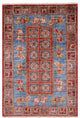 2' 9" X 4' 2" Antiqued Pazyryk Historical Design Hand Knotted Rug Q10877