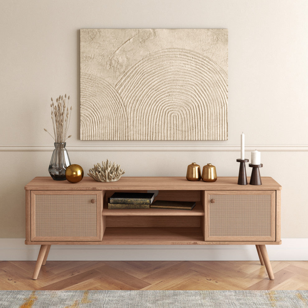 Thelma KD 59.5" Rattan TV Stand